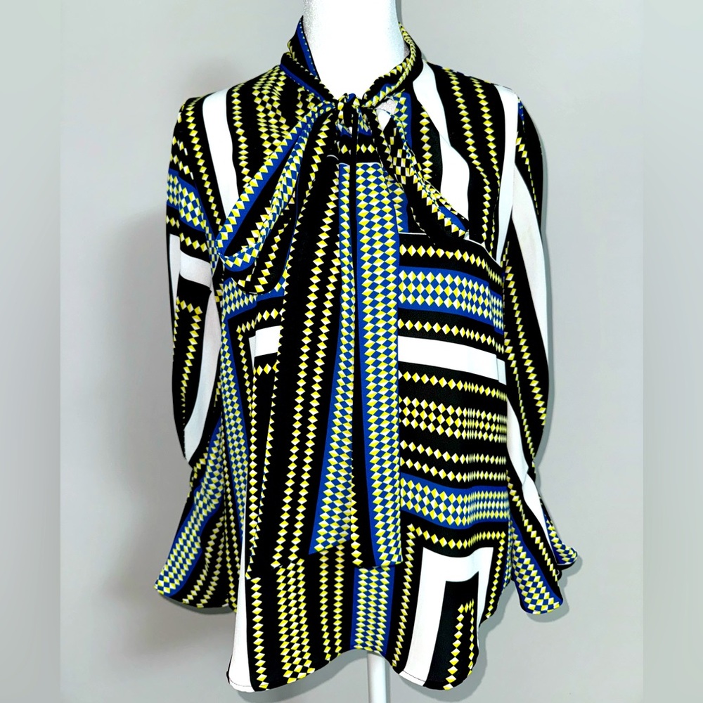 New York & Company colorful blouse Size S